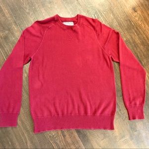 Aeropostale Men’s Dark Red Crewneck Sweater (M)